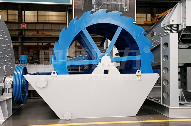 輪鈄式洗砂機(jī)工作原理