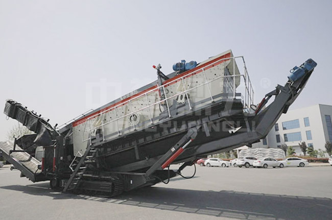 履帶篩分機的構造及原理 履帶篩分機的構造及原理