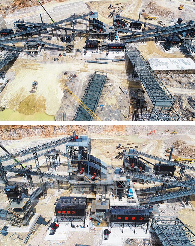 山東東平時產1500噸骨料生產線 山東東平時產1500噸骨料生產線