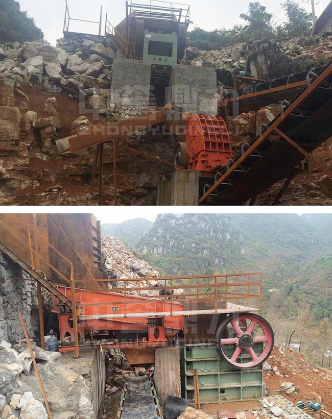 廣西河池時產(chǎn)160噸石場生產(chǎn)線 廣西河池時產(chǎn)160噸石場生產(chǎn)線