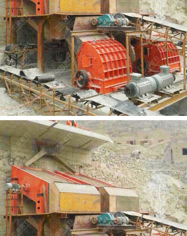 云南日產萬噸混凝土攪拌站破碎生產現場 云南日產萬噸混凝土攪拌站破碎生產現場