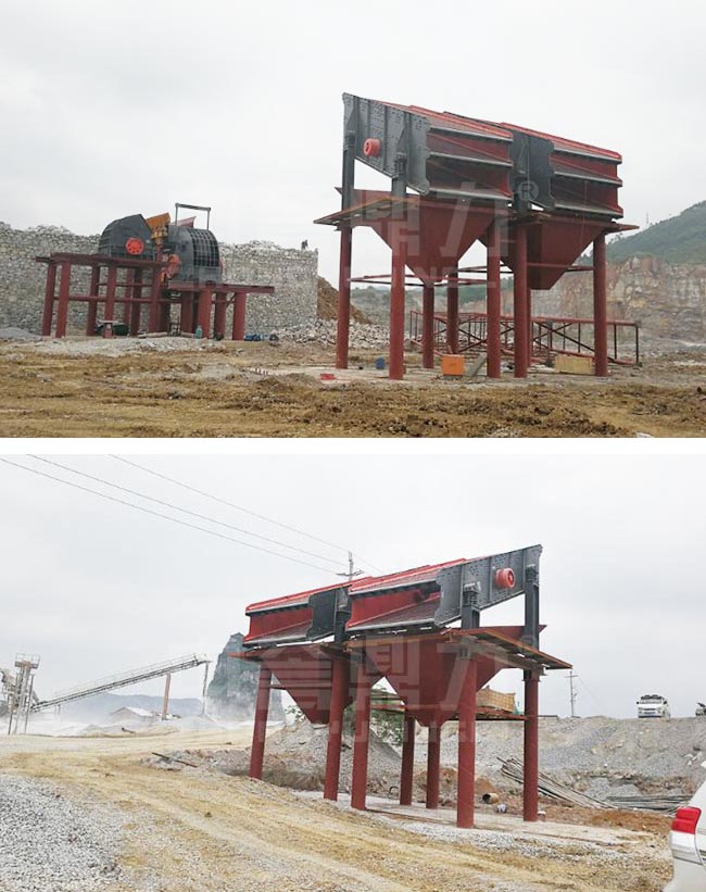 廣西省河池日產5000噸碎石生產線 廣西省河池日產5000噸碎石生產線