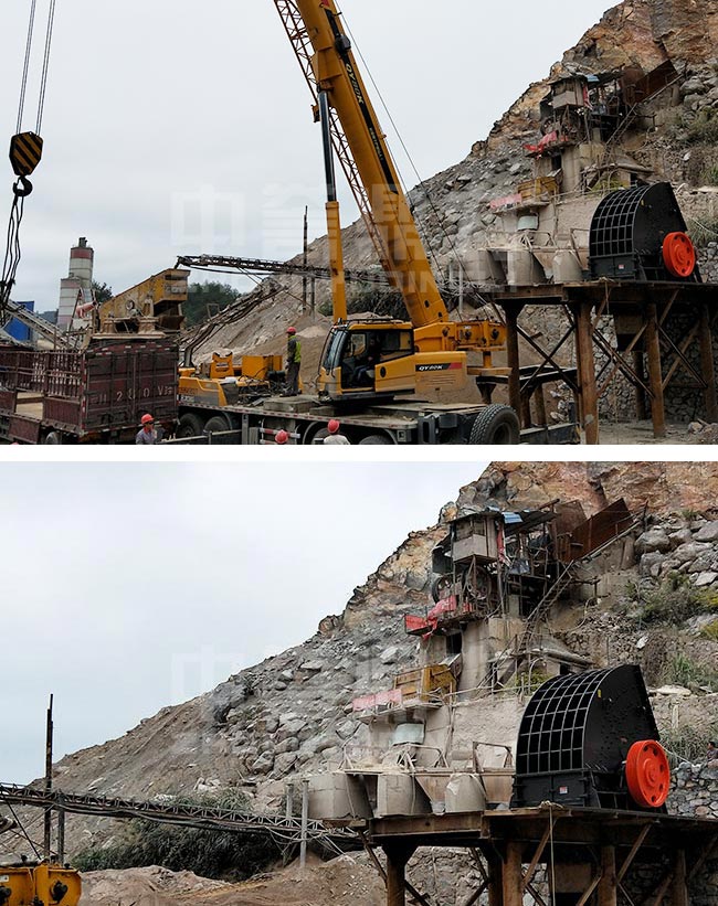 貴州畢節市時產300噸破碎石生產線 貴州畢節市時產300噸破碎石生產線