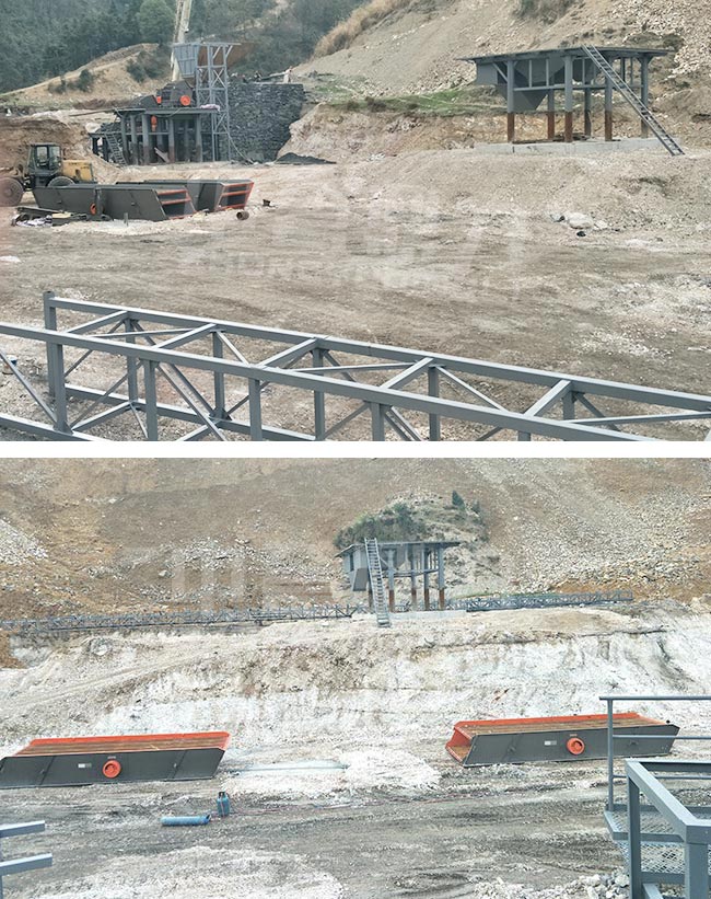 湖南常德市時產600噸碎石生產線 湖南常德市時產600噸碎石生產線