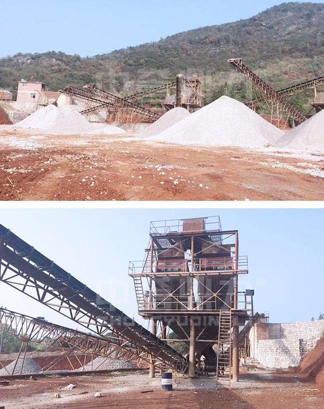 江西景德鎮市破碎石子生產線案例 江西景德鎮市破碎石子生產線案例