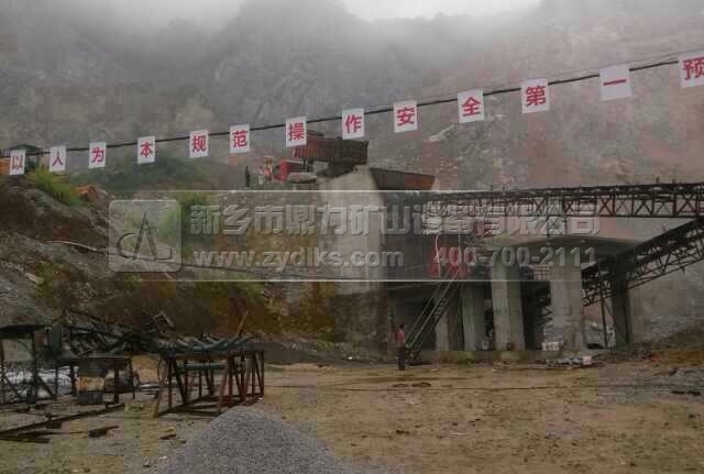 時產(chǎn)400噸石料生產(chǎn)線工藝流程