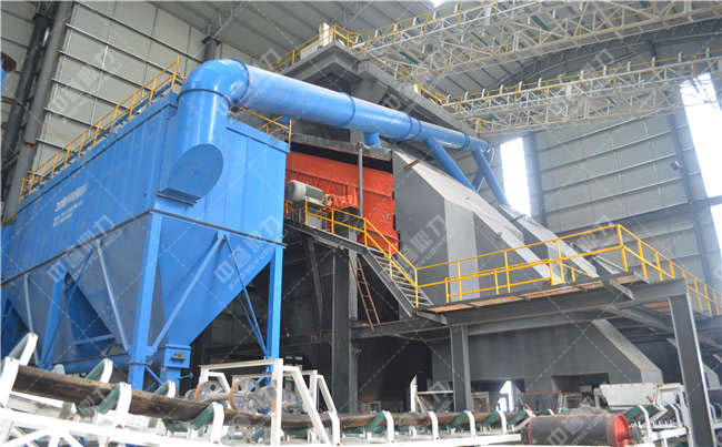 環(huán)保碎石場生產(chǎn)線除塵器工作原理