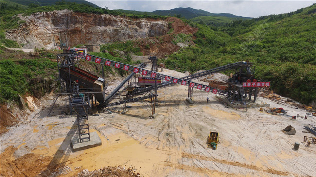 時產350噸制砂生產線-湖南懷化中方縣下坪鄉抗應洞采石場