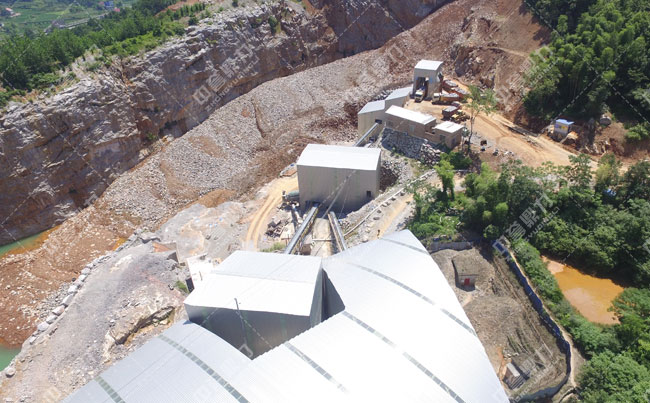 時(shí)產(chǎn)1000噸砂石骨料生產(chǎn)線